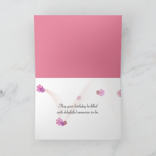 万年筆の誕生日 カード (内部)