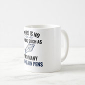 万年筆コレクターギフト | Fountain Pen Lover コーヒーマグカップ (正面右)