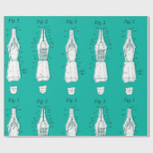 万年筆デザイン包装紙 ラッピングペーパー (フラット)