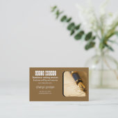 万年筆フリーライター用の名刺 名刺 (スタンド正面)