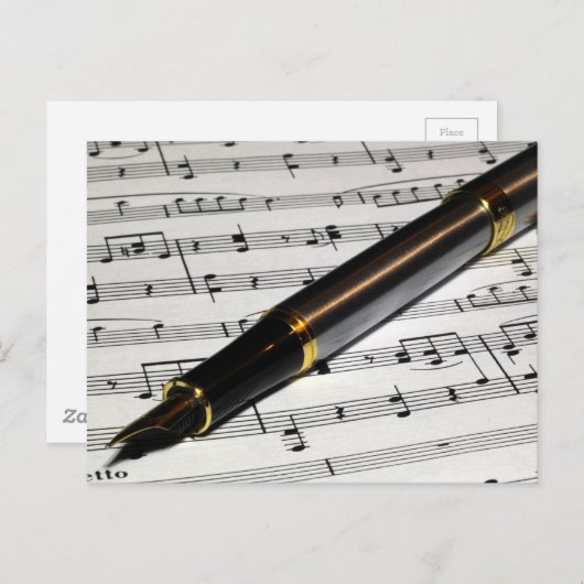 万年筆 ポストカード (正面/裏面)