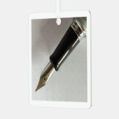 万年筆 メタルオーナメント (正面左)