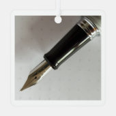万年筆 メタルオーナメント (裏面)