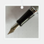 万年筆 メタルオーナメント (正面)