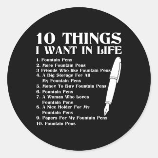 万年筆 ラウンドシール