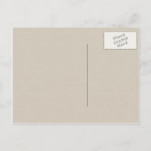 万年筆CC0820誕生日を持つ男性の手 ポストカード (裏面)