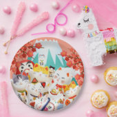 万木根子花見パーティー ペーパープレート (パーティー)