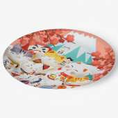 万木根子花見パーティー ペーパープレート (アングル)