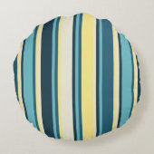 万歳のビーチのハワイのハイビスカスのリバーシブル ラウンドクッション (裏面)