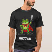 万歳カエル Tシャツ (正面)