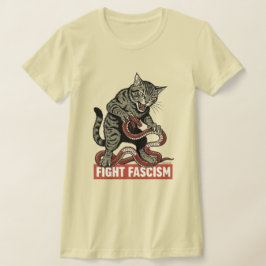 万歳ネコ、ファシズムと闘う  Tシャツ