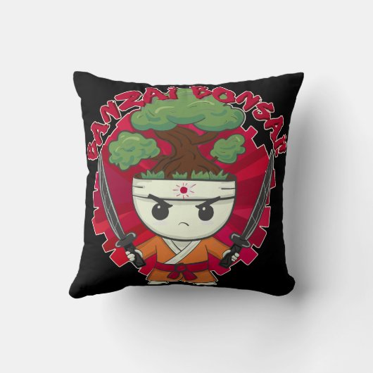 万歳盆栽！ クッション (裏面)