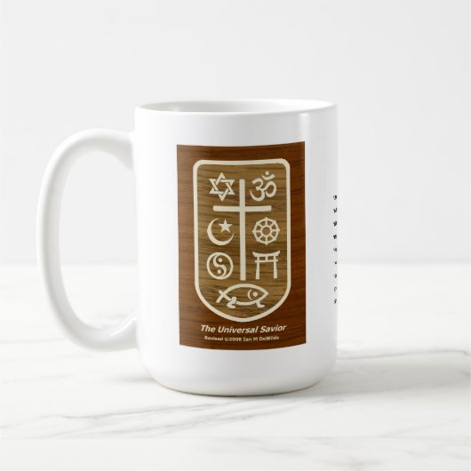 万民の救世主 コーヒーマグカップ (左)