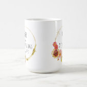 「万物のための燃料」フローラリース コーヒーマグカップ (中央)