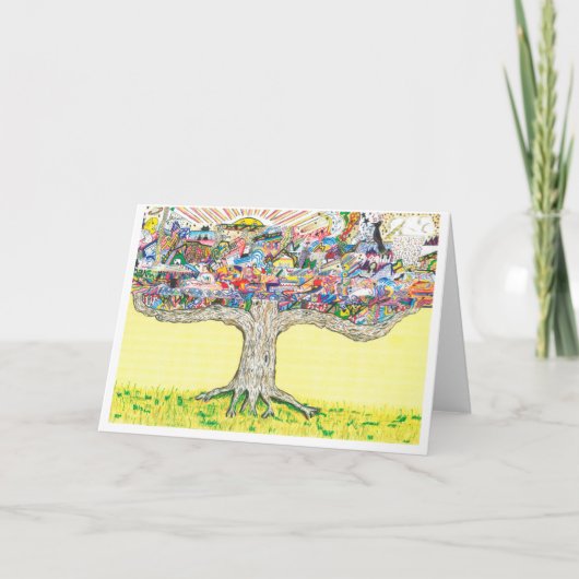 「万物の木だ」 Rip Renseでカードを作成。 シーズンカード (正面)