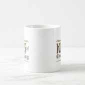 万物の王様 – 中世の大冠王室の飾 コーヒーマグカップ (中央)