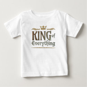 万物の王様 – 中世の大冠王室の飾 ベビーTシャツ