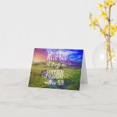 万物は聖書の詩の聖なる書物、 経典 カード (黄色い花)