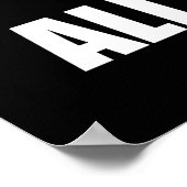 万物を切り抜いて切り取おもしろいる ポスター (角)