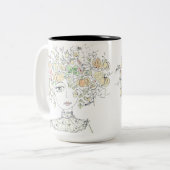 「万物秋」 ツートーンマグカップ (正面左)