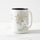 「万物秋」 ツートーンマグカップ (正面右)