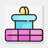 万理生 マグネット (正面)