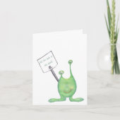 万福のエイリアン カード (正面)