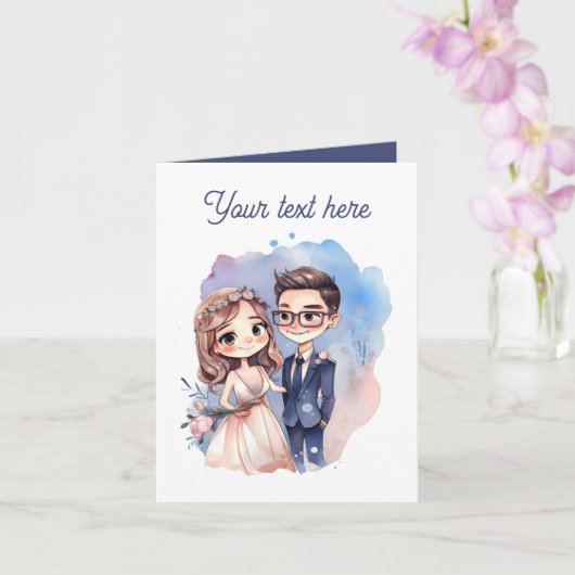 万能のメッセージカード 結婚式用 カード (蘭)