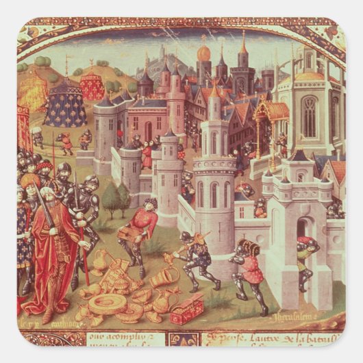 万能のライトアップされたミニチュア スクエアシール (正面)