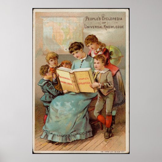 万能知識広告の人民円ペディア ポスター (正面)