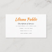 万華鏡きらめくパターン（の模様が）ある状の名刺 名刺 (裏面)