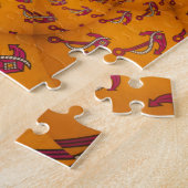 万華鏡のように千変万化するパターンいかりアートプリント ジグソーパズル (側面)