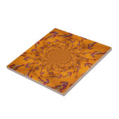 万華鏡のように千変万化するパターンいかりアートプリント タイル (側面)