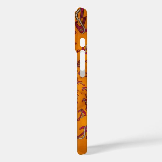 万華鏡のように千変万化するパターンいかりアートプリント Case-Mate iPhoneケース (裏面 / 左)