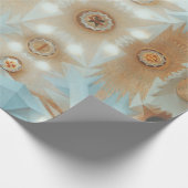 万華鏡のように千変万化するパターンによる天井撮影 ラッピングペーパー (角)