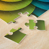 万華鏡のように千変万化するパターンのジグソーパズル ジグソーパズル (側面)