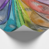 万華鏡のように千変万化するパターンのトンボ ラッピングペーパー (角)