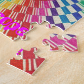 万華鏡のように千変万化するパターンのパズル ジグソーパズル (側面)