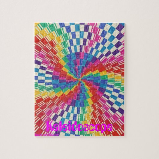 万華鏡のように千変万化するパターンのパズル ジグソーパズル (縦)