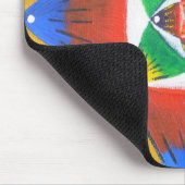 万華鏡のように千変万化するパターンのマウスパッド マウスパッド (コーナー)