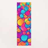 万華鏡のように千変万化するパターンの円形夢 ヨガマット (正面)