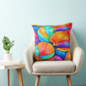 万華鏡のように千変万化するパターンの海シェル クッション (椅子)