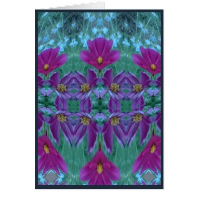 万華鏡のように千変万化するパターンの花 (正面)