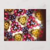 万華鏡のように千変万化するパターンはがき ポストカード (正面)
