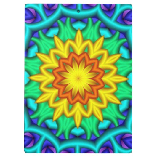 万華鏡のように千変万化するパターンアート18-28画像オプション クリップボード (裏面)