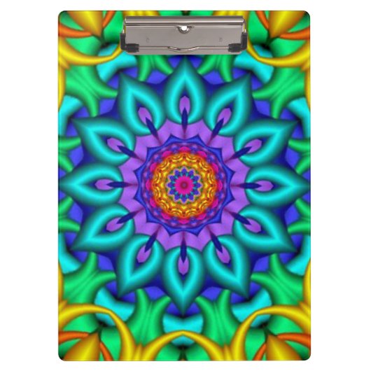 万華鏡のように千変万化するパターンアート18-28画像オプション クリップボード (正面)