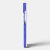 万華鏡のように千変万化するパターンウルフインブルー Case-Mate iPhoneケース (裏面 / 左)