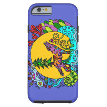 万華鏡のように千変万化するパターンウルフインブルー