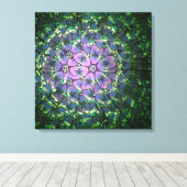 万華鏡のように千変万化するパターンキャンバス#2 キャンバスプリント (インサイチュ (ウッドフロア))