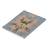 万華鏡のように千変万化するパターンキリン・マンダラ:抽象芸術・サファリ・アート ノートパッド (回転)